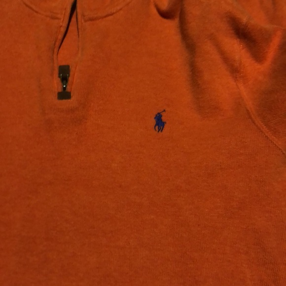 ⬇️⭐️ Polo Ralph Lauren Men’s Half Zip Pullover Sweater - Picture 5 of 9